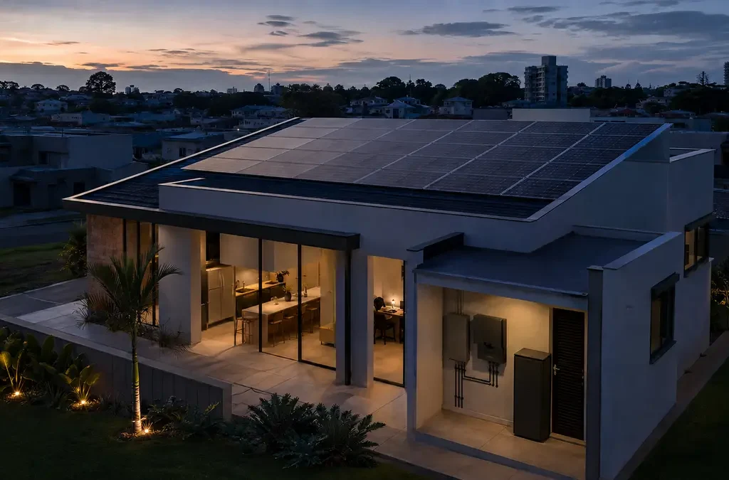 Independência energética com sistema solar e baterias