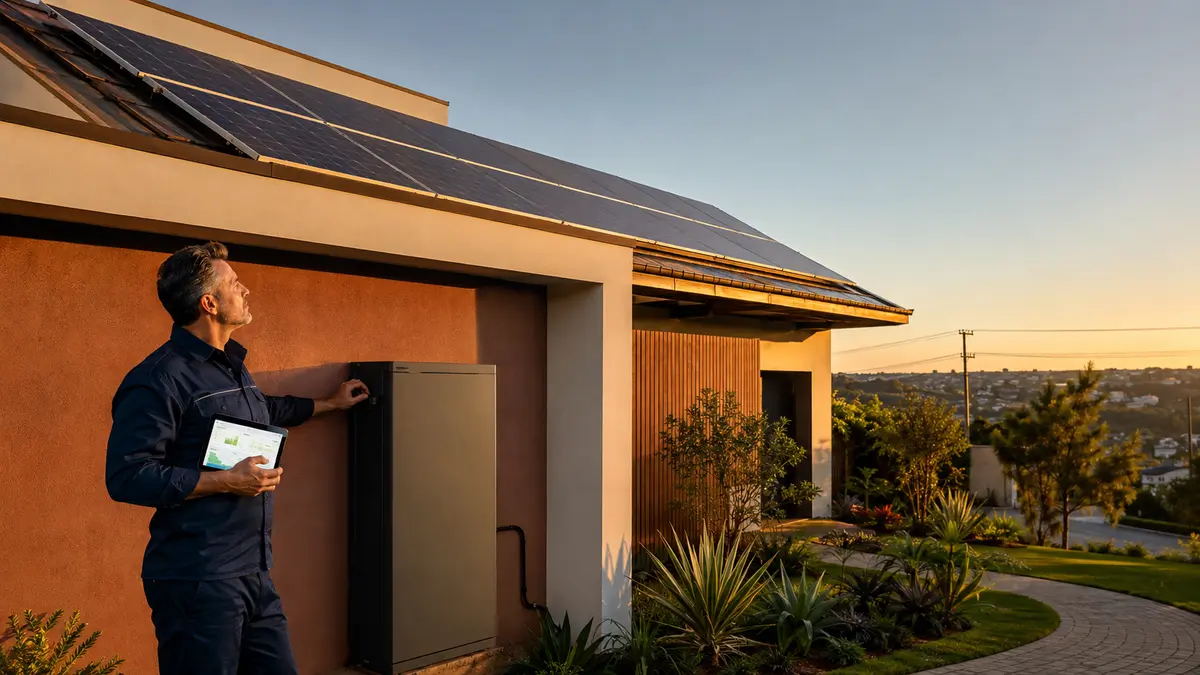 Tipo de energia solar on-grid, off-grid e híbrido
